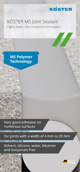 Flyer KÖSTER MS Joint Sealant